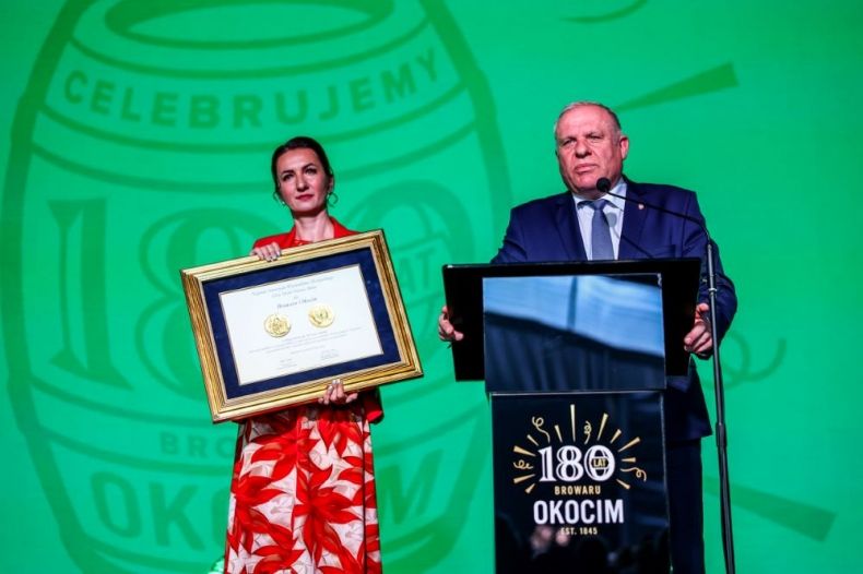 Wicemarszałek Ryszard Pagacz i Marta Malec-Lech z zarządu województwa.