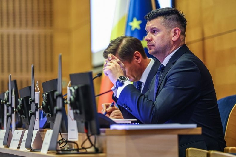 Zdjęcie z Zgromadzenia Ogólnego Związku Województw RP, które odbyło się9 czerwca 2025 roku w siedzibie Sejmiku Województwa Małopolskiego.