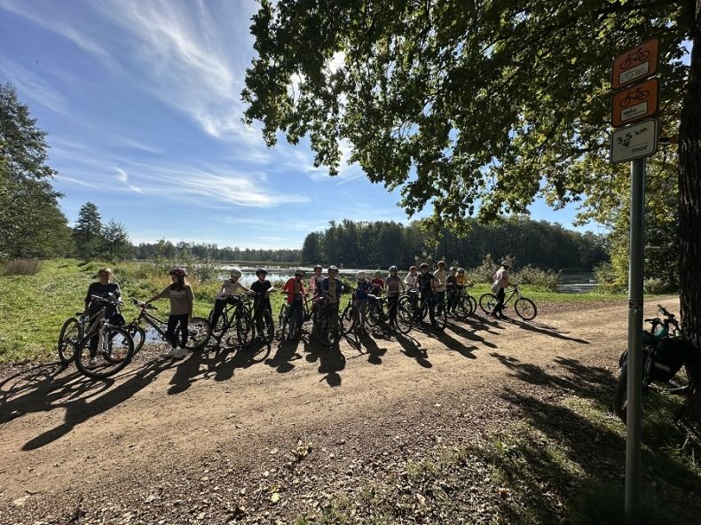 Zajęcia Małopolskiej Szkoły Rowerowej