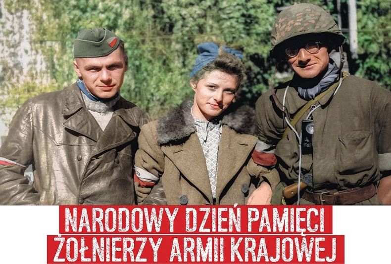 Grafika do obchodód Narodowego Dnia Pamięci Żolnierzy Armii Krajowej w Muzeum AK w Krakowie