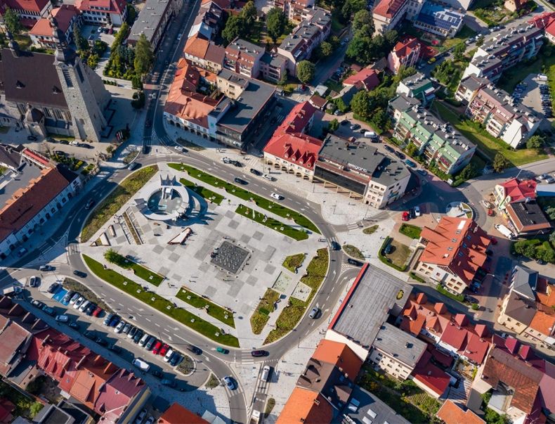 rynek w Limanowej