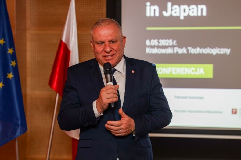 Zdjęcie z konferencji pt. "Doing business in Japan", organizowana przez Centrum Business in Małopolska, która odbyła się w 6 maja w Krakowskim Parku Technologicznym.