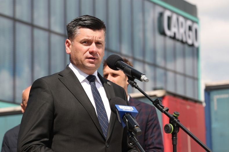 Otwarcie nowego terminalu cargo na lotnisku Kraków Balice