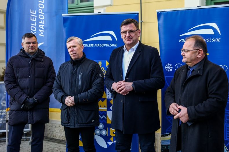 Konferencja prasowa w Skawinie