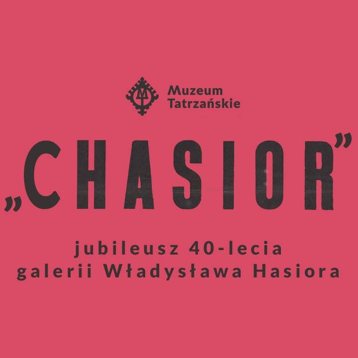 grafika zapraszająca do Galerii Władysława Hasiora w Zakopanem