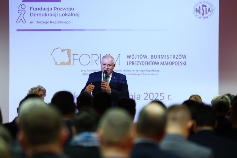 wystąpienie wicemarszałka Małopolski