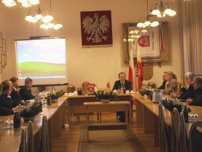 Członek Zarządu Marek Sowa w Starostwie Powiatowym w Olkuszu