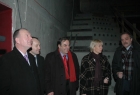 Wicemarszałek Leszek Zegzda, Członek Zarządu Marek Sowa, senator Janusz Sepioł, minister Elżbieta Bieńkowska oraz dyrektor Bogusław Nowak (z prawej).