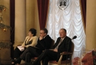 Zastępca prezydenta Elżbieta Lęcznarowicz, prof. Piotr Śliwiński i wicemarszałek Leszek Zegzda.