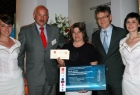 Zwyciężczyni konkursu w towarzystwie Marszałka Marka Nawary i Macieja Pawlickiego, komisarza sekcji polskiej Wystawy EXPO 2008
