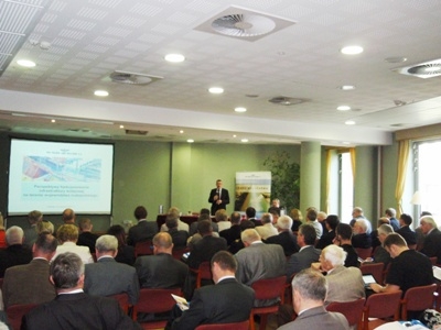 Uczestnicy konferencji PKP PLK w hotelu "Sympozjum"