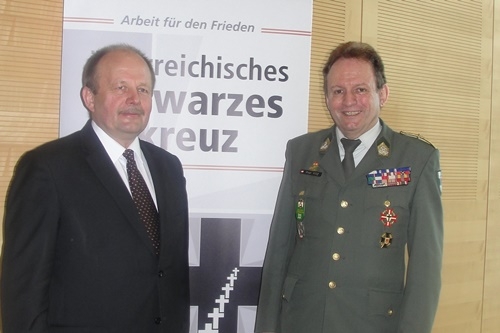 Wicemarszałek Sorys na posiedzeniu władz Austriackiego Czarnego Krzyża