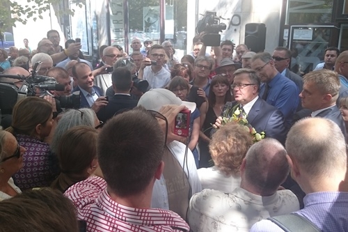 Małopolscy samorządowcy pożegnali prezydenta Komorowskiego