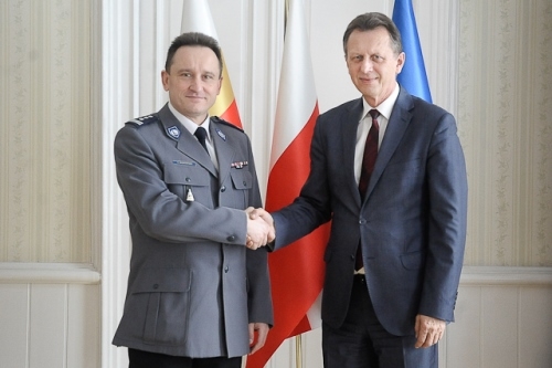 Nowy Komendant Wojewódzki Policji z wizytą u marszałka