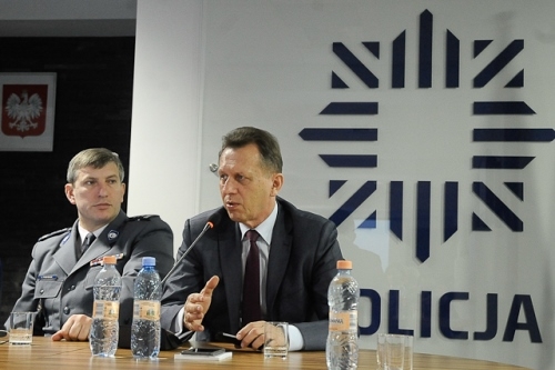 Marszałek na rocznej naradzie małopolskiej policji