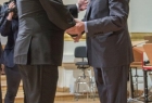 Odznaczony za wspieranie muzycznych talentów