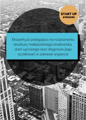 Rozpoznanie struktury małopolskiego środowiska start-up’owego oraz diagnoza jego oczekiwań w zakresie wsparcia