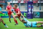 rozgrywki Rugby 7 kobiet podczas III Igrzysk Europejskich na Stadionie Miejskim im. H. Reymana w Krakowie