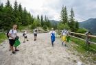 Wolontariusze sprzątający tatrzański szlak