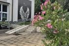 Skrzydlaty mural w Lanckoronie