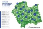 Małopolskie Chóry - mapa dotacji