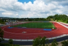 Na zdjęciu stadion lekkoatletyczny w Wieliczce.