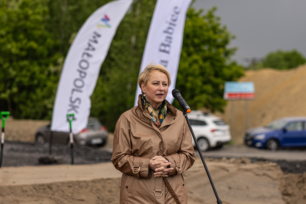 Wbicie łopaty pod budowę obwodnicy Olszyn i Jankowic
