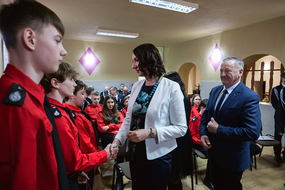 Spotkanie ze strażakami z OSP Poręba Radlna 