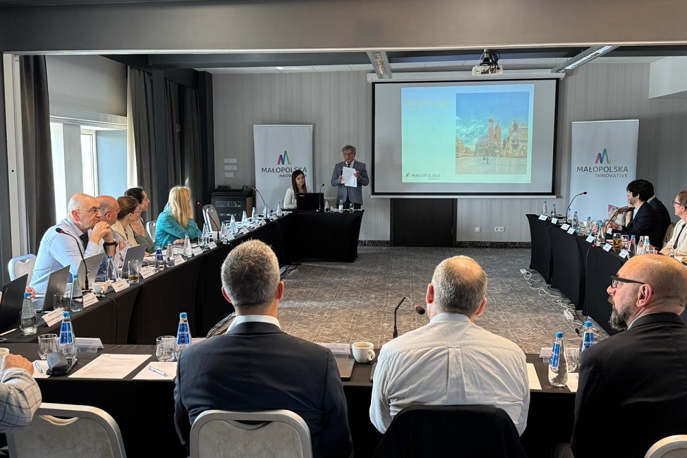 Zdjęcie z High Level Directors Meeting (HLDM), organizowanego przez Województwo Małopolskie w ramach Inicjatywy Awangarda, które odbyło się 5 czerwca w Krakowie.