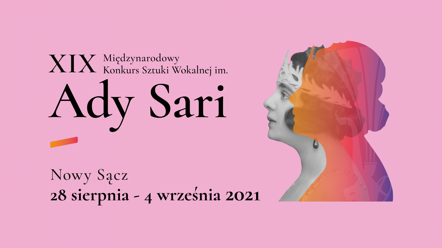 Konkurs Sztuki Wokalnej im. Ady Sari - grafika