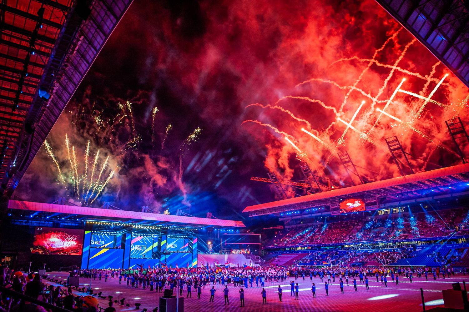 Ceremonia Otwarcia III Igrzysk Europejskich na Stadionie Miejskim im. Henryka Reymana w Krakowie