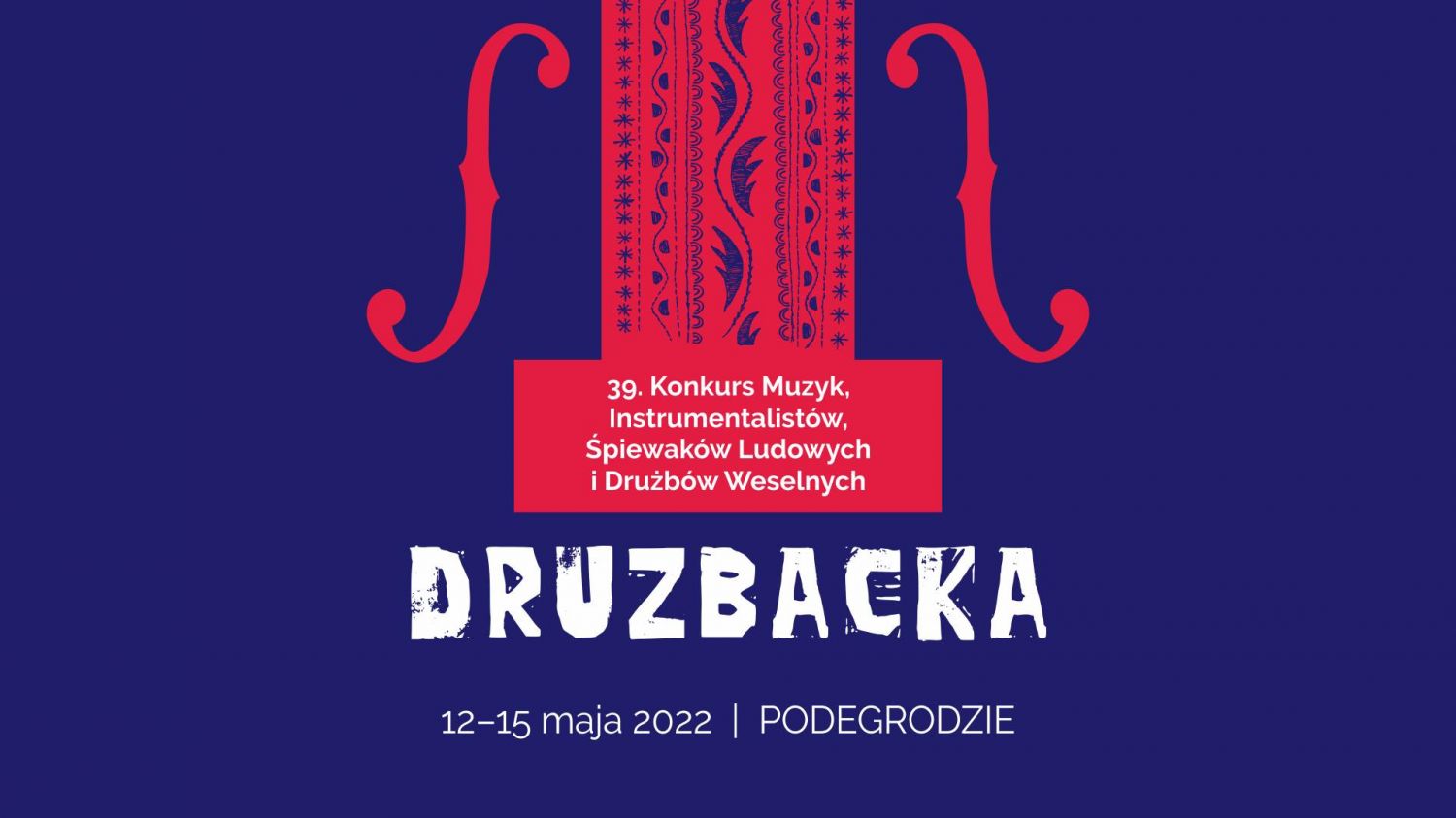 plakat promujący konkurs Drużbacka