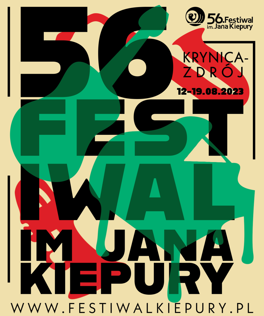 Festiwal Kiepury - grafika promująca wydarzenie.