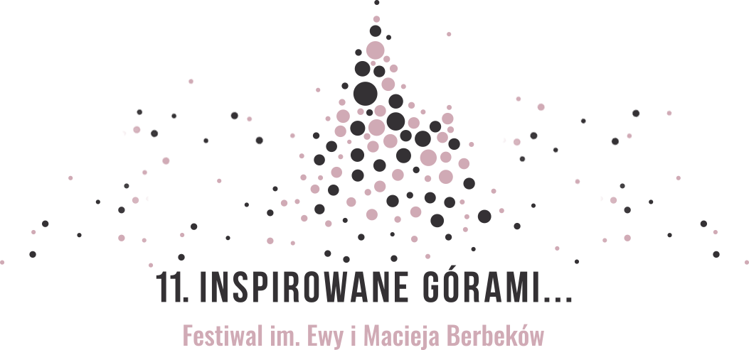 grafika promująca festiwal Inspirowane Górami