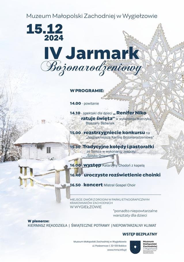 Jarmark Bożonarodzeniowy w Wygiełzowie