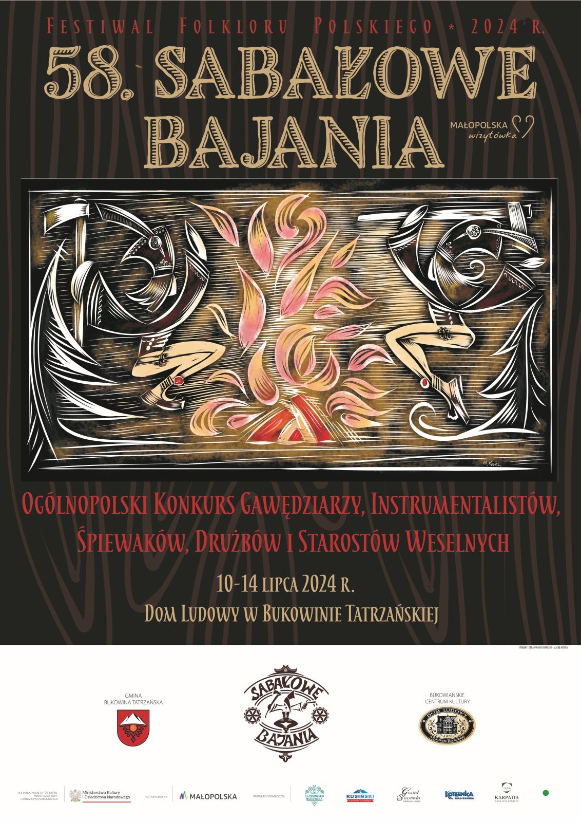 Plakat Sabałowych Bajań 2024