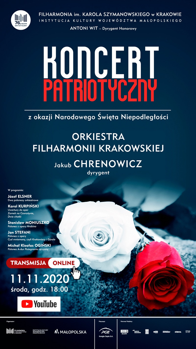 Koncert Patriotyczny w Filharmonii Krakowskiej