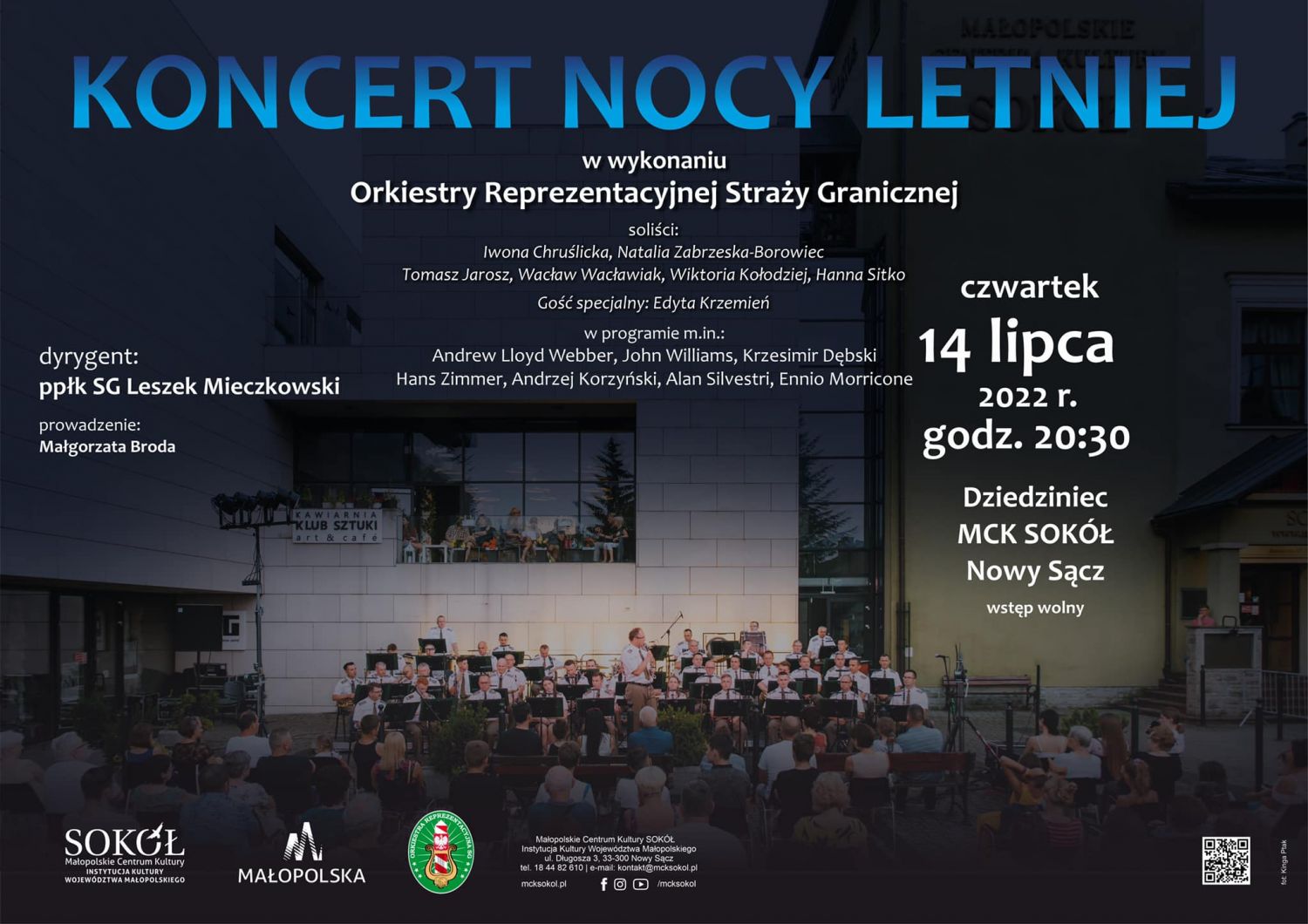 Koncert nocy letniej - plakat