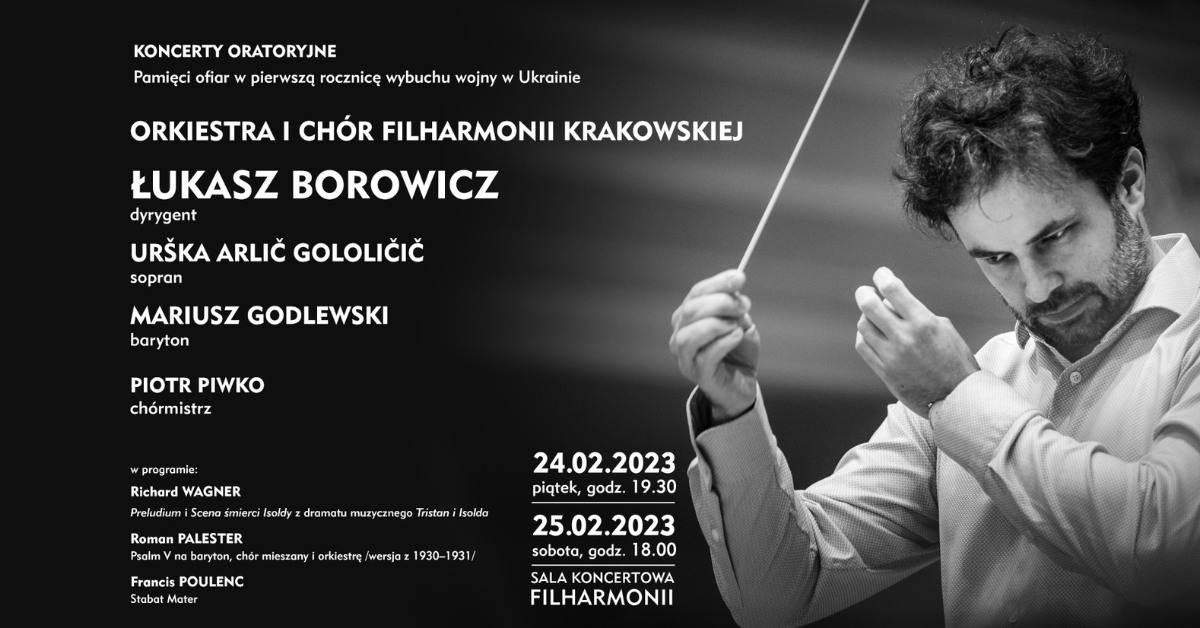 Koncert pamięci ofiar wojny w Ukrainie
