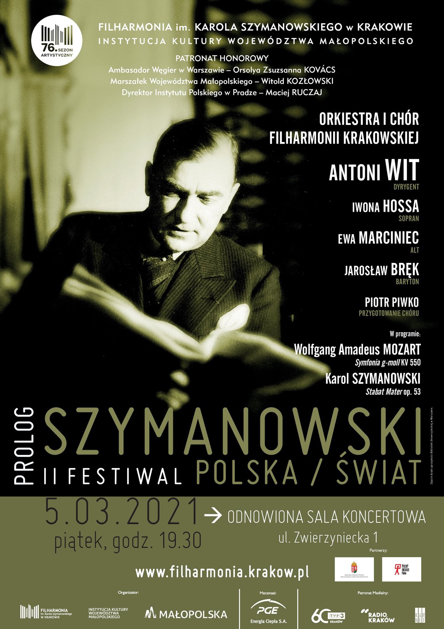 Prolog Festiwalu Szymanowski/Polska/Świat