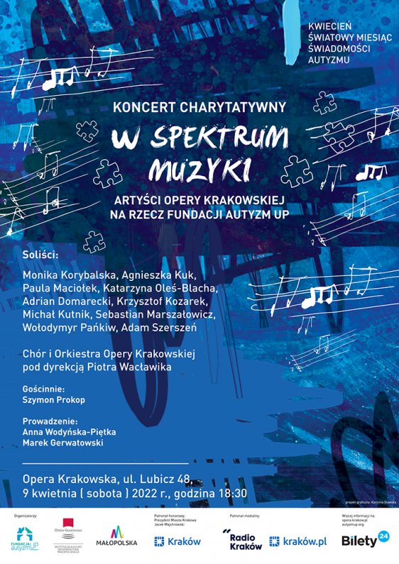 W spektrum muzyki - plakat