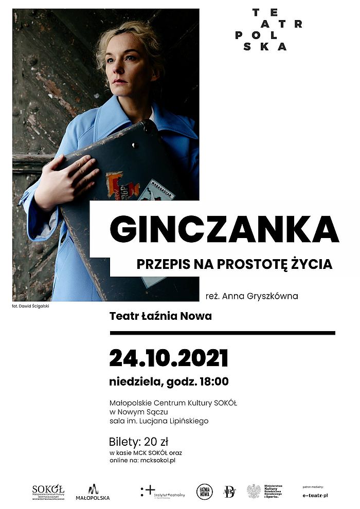 Ginczanka - plakat spektaklu