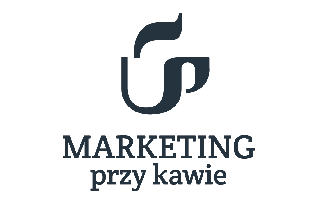 logo marketing przy kawie