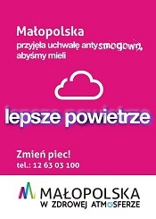 Grafika dotycząca przyjętej uchwały antysmogowej w Małopolsce.