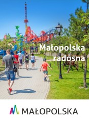 Grafika dotycząca atrakcji dla dzieci w Małopolsce pn. 