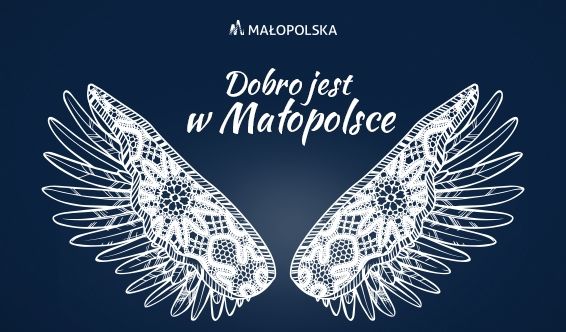 Grafika Dobro jest w Małopolsce.