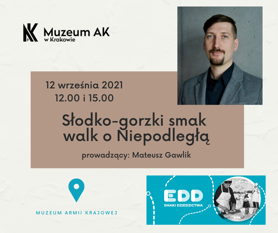 Plakat wydarzenia w Muzeum AK