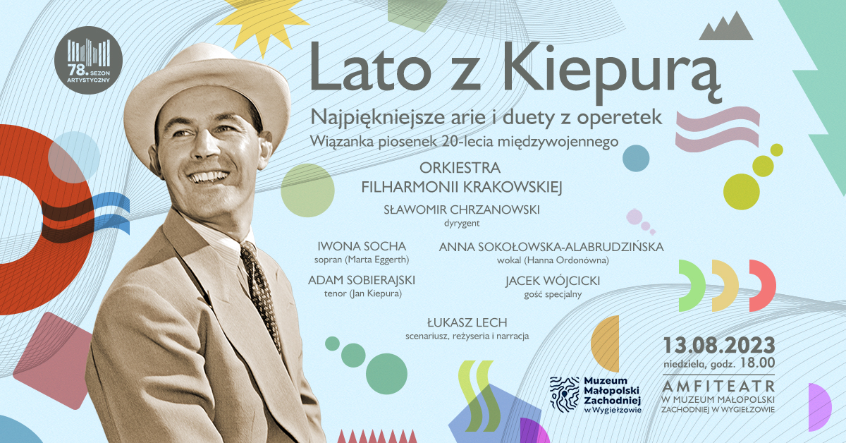 Lato z Kiepurą - grafika promująca wydarzenie.