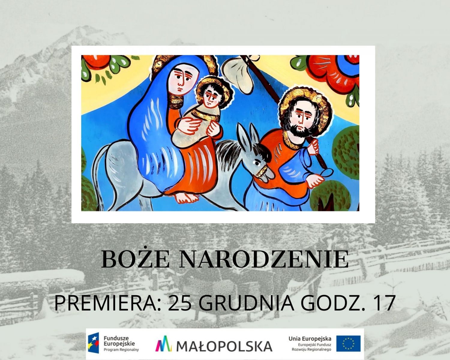 Plakat filmu o Bożym Narodzeniu