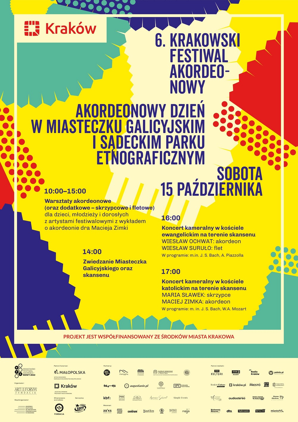 plakat promujący Nowosądecki Dzień Akordeonowy